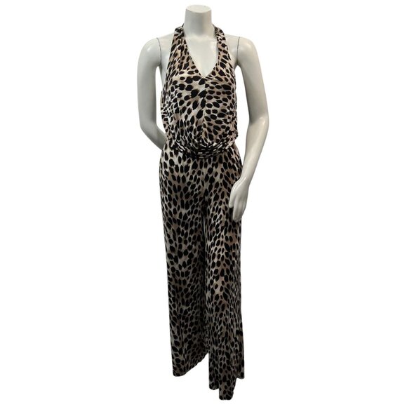 International Concepts Jumpsuit Womens Size Xlarge Cheetah PrintSleeveless New